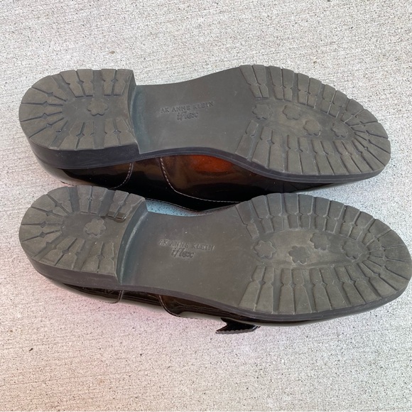 AK Anne Klein IFlex Shiny Brown Patent Leather - Picture 6 of 10